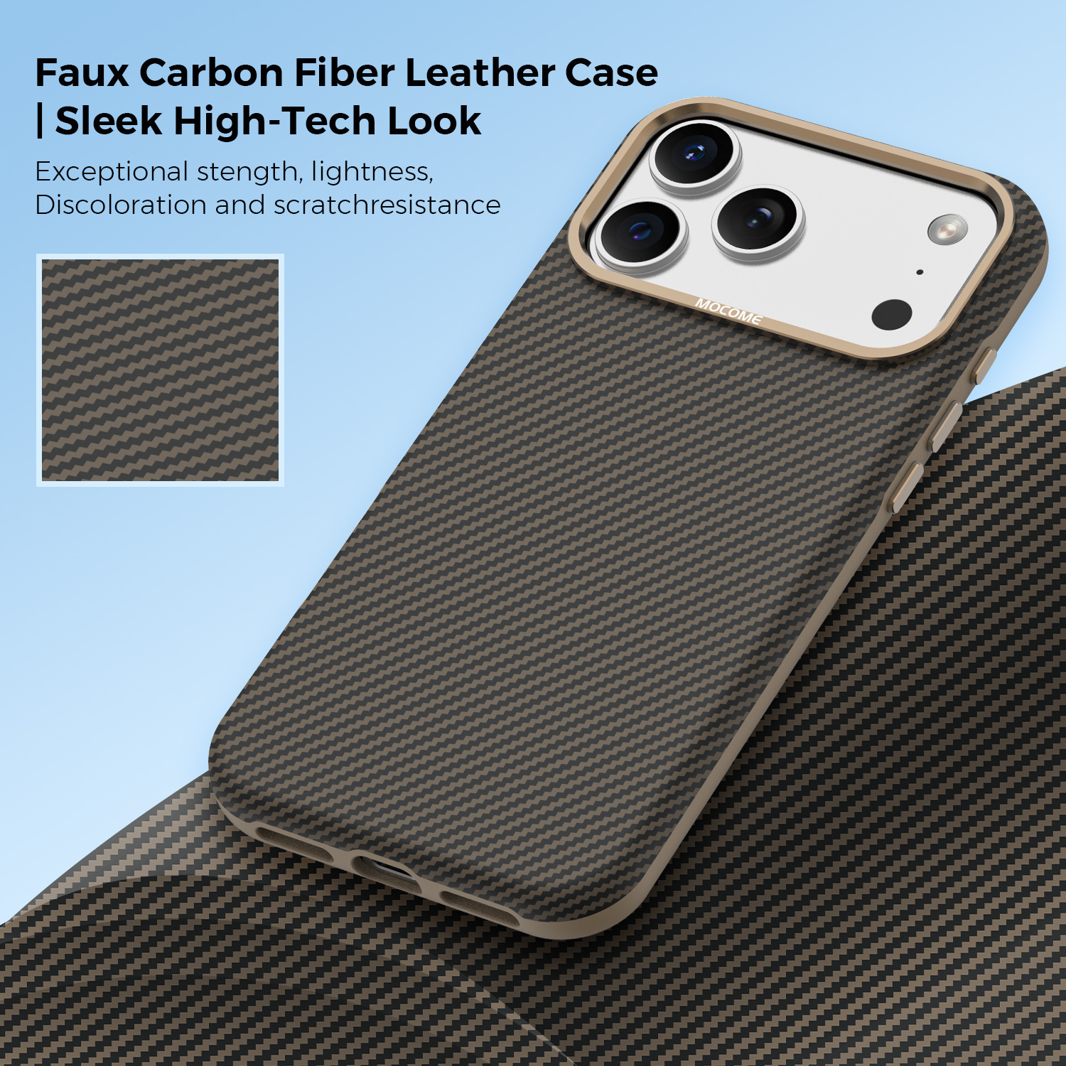 Ốp lưng iPhone chống sốc sợi Kevlar nam châm MagSafe vòng kim loại bảo vệ camera — Cam, Đen, Xám, Xanh đậm chi tiết 41