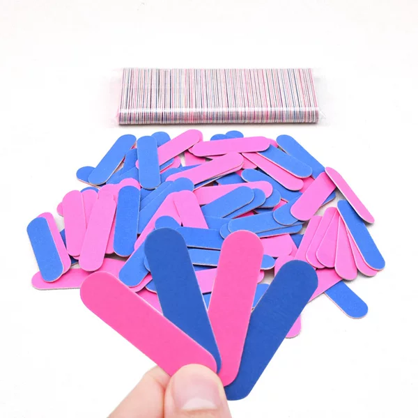 Wearing a wooden file disposable small rubbing strip 5cm double-sided nail file thin sand grinding strip nail tool manufacturers