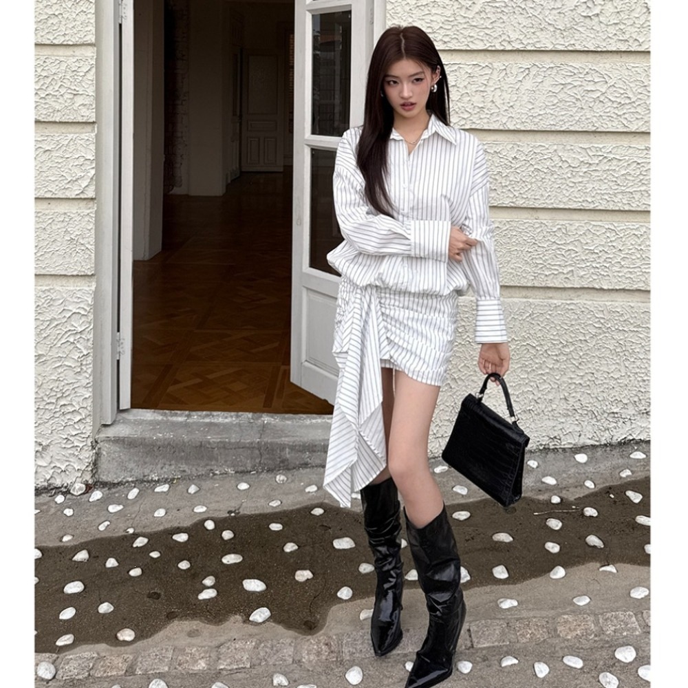 Autumn elegant shirt for leisure