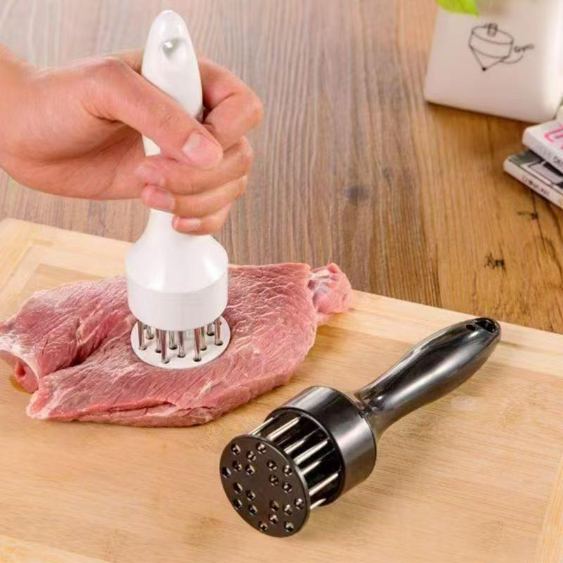 肉ハンマー、ステーキハンマー、肉ハンマー、肉ほぐし、腱切断機、家庭用肉ほぐし針、肉軟化両面肉ハンマー|undefined