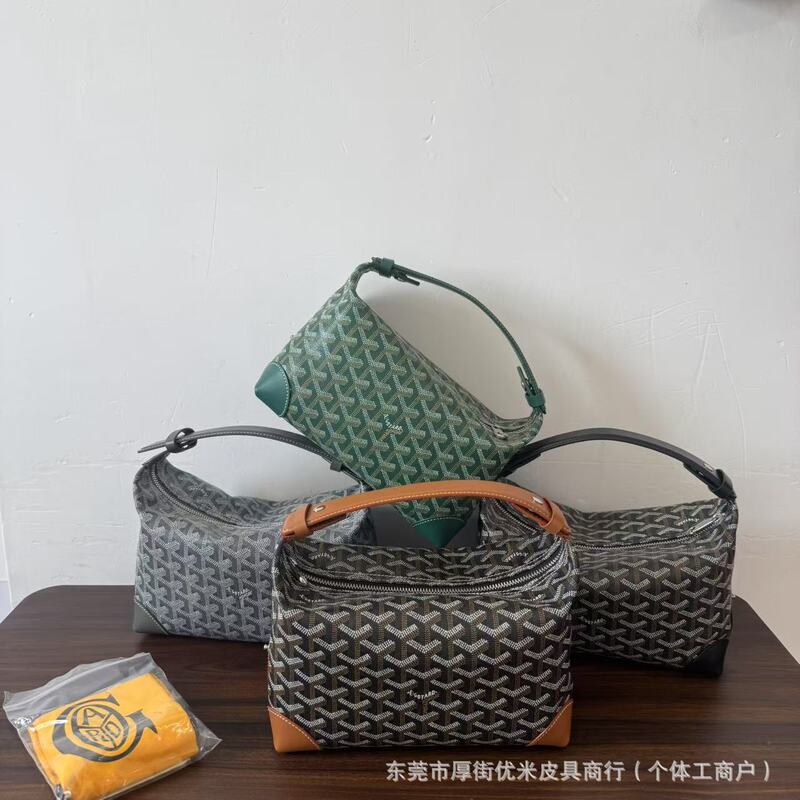 Houjie Youmi Leather Goods New Handheld Toiletry Bag Large Capacity Storage Bag Tofu Bag