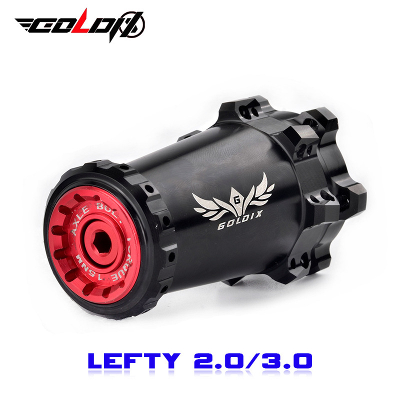 GOLDIX Lefty hub MTB XC/AM straight pull bolt disc brake left-handed special wheel hub