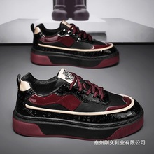 男鞋2025新款夏季鞋厚底增高休闲休闲鞋潮流板鞋百搭舒适时尚运动