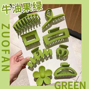 新款套装发夹牛油果抓夹鲨鱼夹花朵后脑勺盘发抖音热卖组合山茶花-阿里巴巴