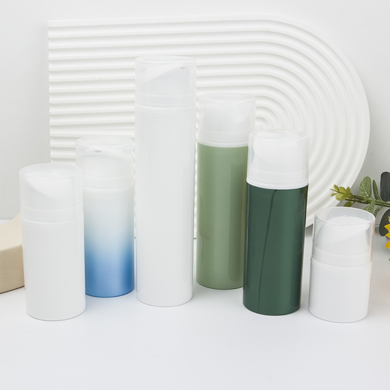 新款工厂PET系列真空瓶化妆品乳液瓶15ml 30ml 50ml 80ml  等各款