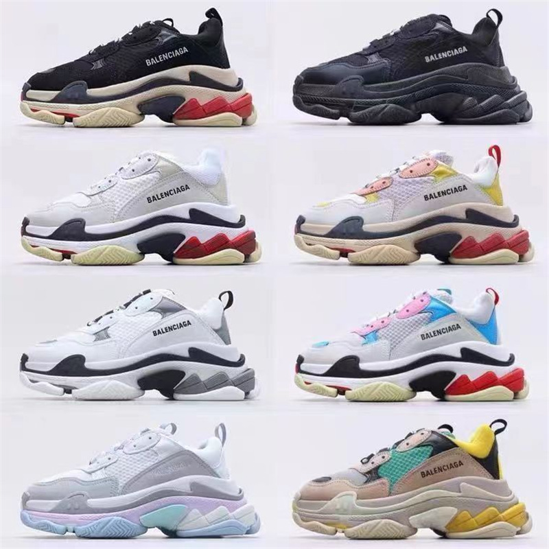 Paris Daddy Shoes TrackS1 Generation Seis capas de fondo ins familia salvaje hombres y mujeres zapatos de pareja de suela gruesa retro