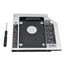 New 9.5MM/12.7MM aluminum alloy SECOND HDD CADDY SERIAL ATA