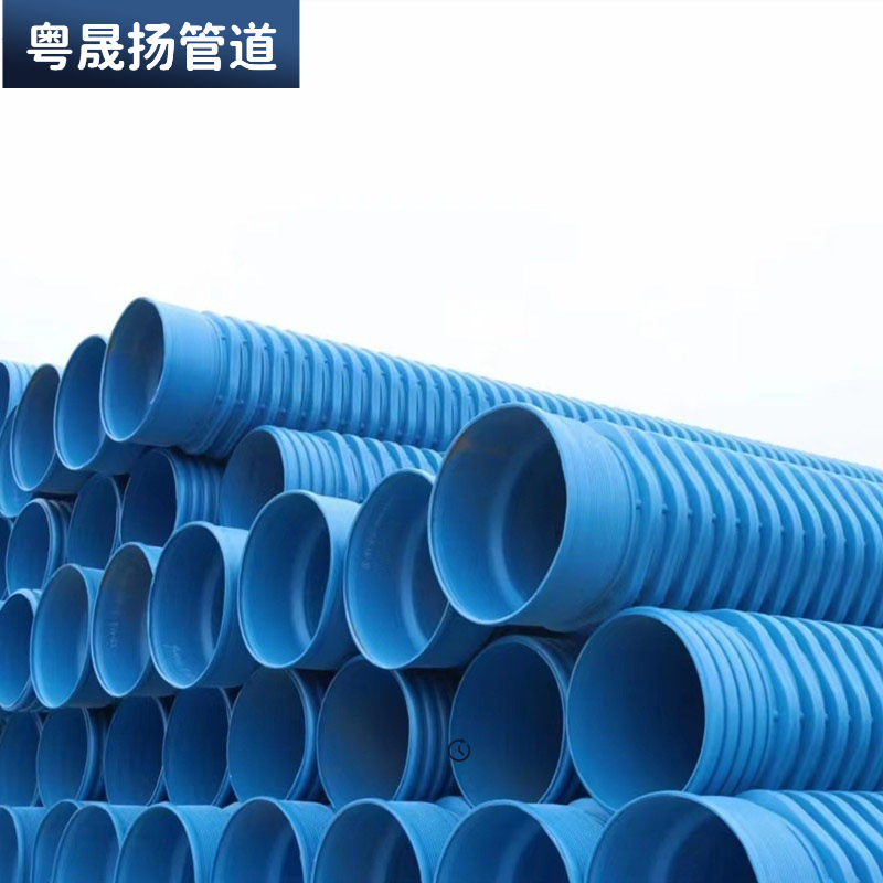pp骨架增强螺旋波纹管 PE波纹管 全新料水管pe管内肋增强厂家直销