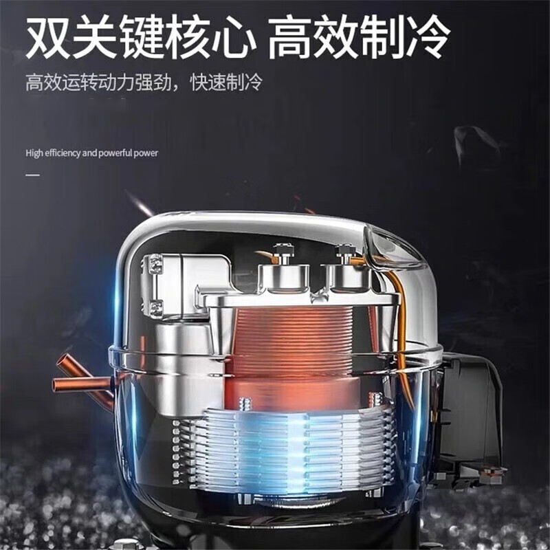 [Ready Stock for Quick Delivery] Snowflake Freezer Commercial Household Large-Capacity Horizontal Freezer Freezer Supermarket Freezing Conversion Cabinet