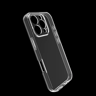 适用苹果iPhone 16 Plus加厚精孔透明tpu手机壳2.0MM硅胶保护套软