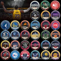Американский Профессиональный баскетбол NBA 30 Восток и Запад команды памятные медали болельщики собирают золотую медаль памятные монеты