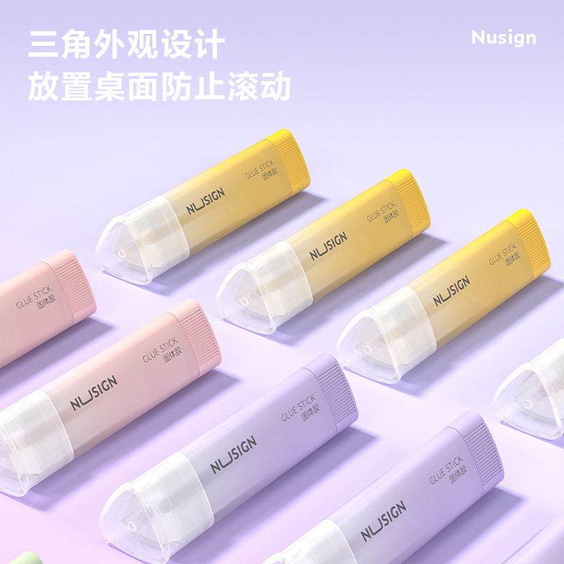 DeLineuxai serie de luz solar suave color gelatina pegamento sólido para estudiantes y niños pegados a mano pegamento sólido