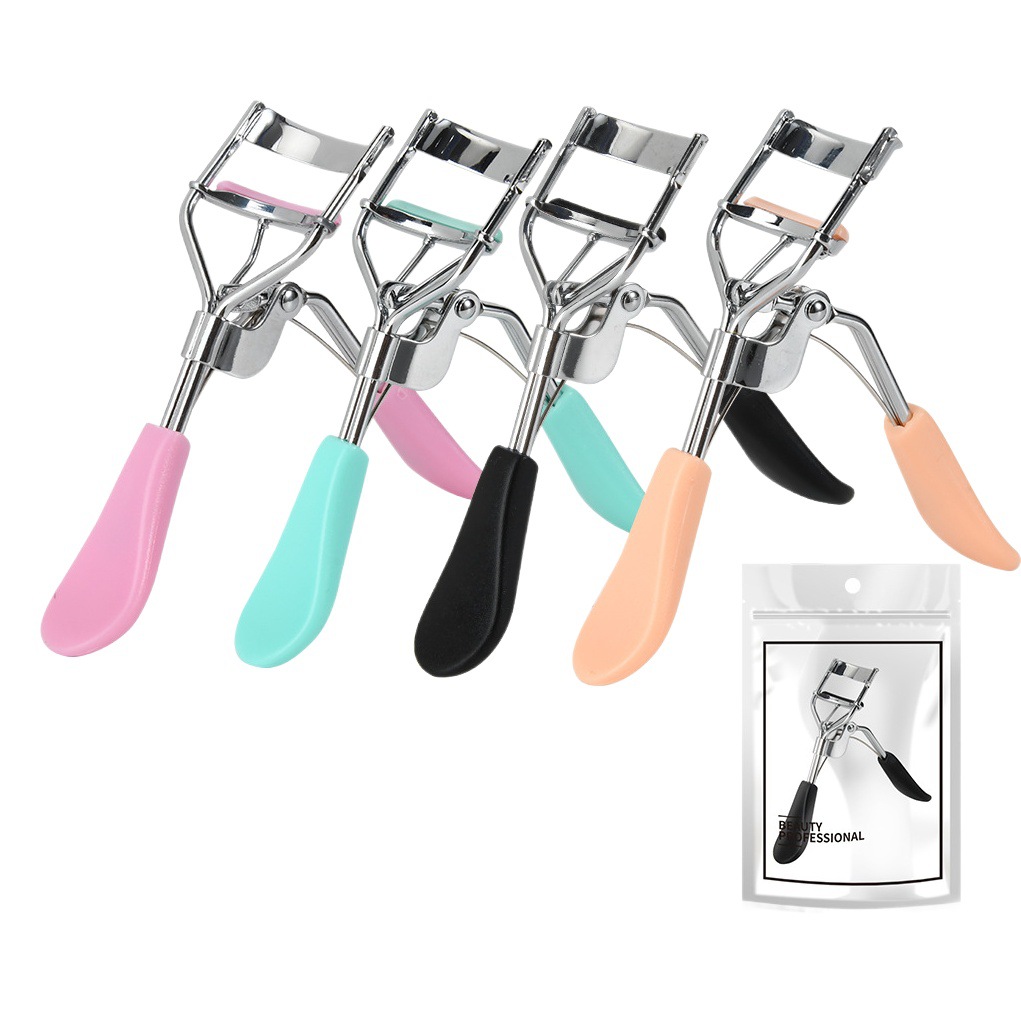 Max&Meeta4 Chrome-Plated Eyelash Curler Eyebrow Trimmer Plastic Handle Korean Style Wholesale Styling False Eyelashes