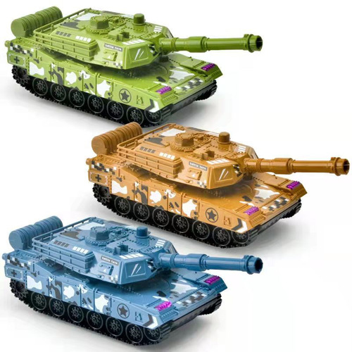 Cross-border children's inertial toy car simulation military tank model boy off-road vehicle car toy wholesale