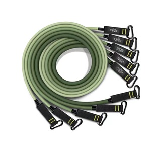 New 11-piece Pull Rope Pull Appliance Home Fitness Resistance Belt Strength Training One-word Pull Appliance suit Factory