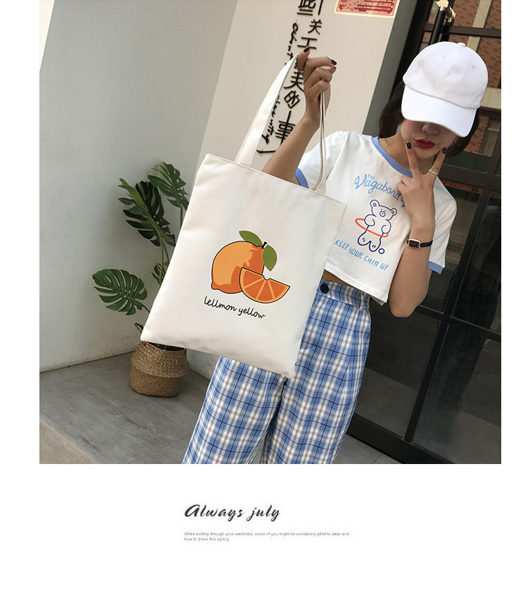 153g Weight Polyester Lining Material Sewing Thread Fashion Element Zipper Closure Type Double Shoulder Straps Strap Type Tote Bag Bags Type Casual, Daily Occasion Nylon Material Cherry, Fruit, Flower Pattern All Seasons Season Women's Gender Cute Style Square Shape Women's Nylon Cherry Fruit Flower Cute Sewing Thread Square Zipper Tote Bag 6