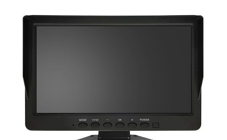 24V semi-trailer front and rear camera recorder with high-definition night vision, 12V dual-camera reversing image integrated device for trucks