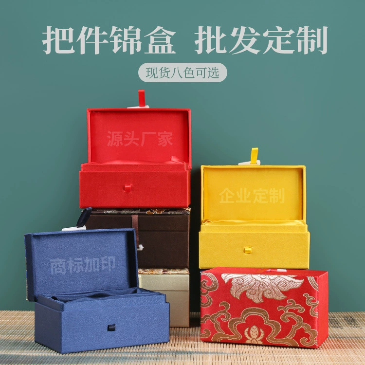 Шкатулка для драгоценностей Высококачественная подарочная упаковка парча коробка оптом Саше коробка ручной кусок текста играть орех Коробка Печать Коробка для хранения