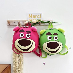 New Bear Cartoon Backpack Student Children Toddler School Bag Fashionable and Versatile Travel Small Backpack Manufacturer Wholesale