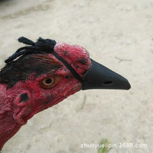 养殖场减少公鸡打斗鸡嘴套 驯养斗鸡用品 斗鸡训练防护护具