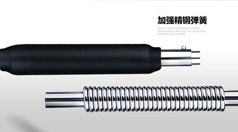 Adjustable Multifunctional Arm Strength Device Electroplated Spring Arm Strength Stick Chest Muscle Training Fitness Equipment Wrist Strength Device Rew