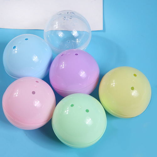 65MM Twister Eggshell Round Transparent Large Twister Egg Machine Game Machine Provided by Twister Eggshell Empty Shell Toy Manufacturer