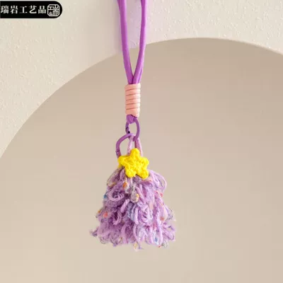 small gifts, Car hanging - purple-sweet-potato-starry-tree-ornament