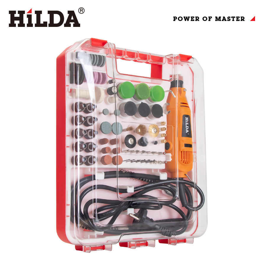 Fábrica directa Hilda 200w molino eléctrico bolígrafo conjunto de herramientas de pulido piedra cortador