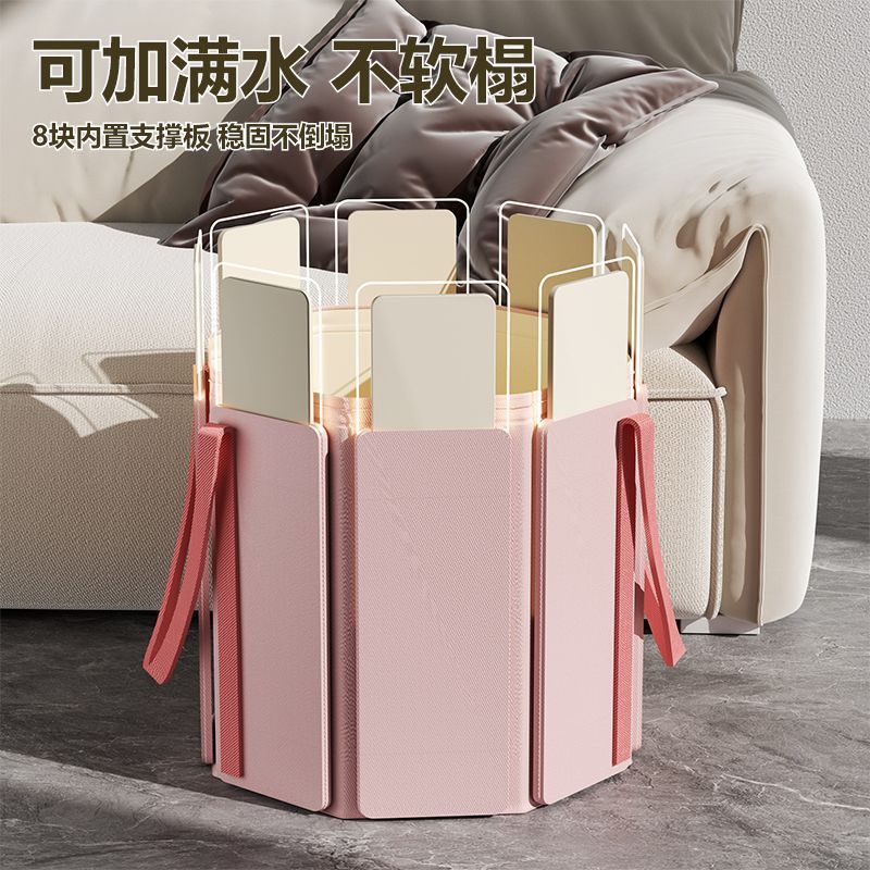 可折叠泡脚袋加高过小腿泡脚桶家用洗脚盆便携式足浴神器过膝深桶|undefined