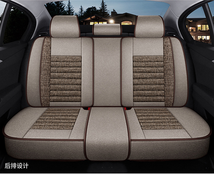 Car Seat Covers, Linen Car Mats, New Models for All Seasons, Fully Enclosed Seat Covers, Factory Direct Sales, Seat Cushions, Car Accessories