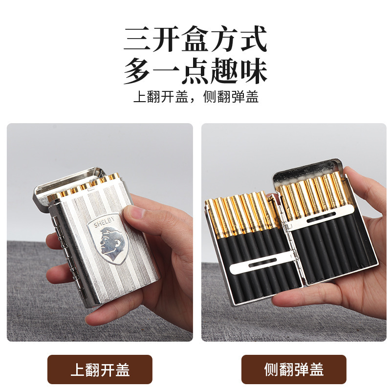 名爵の新型ハランドのタバコの箱の血のたばこのギャングの同項の粗支の16金属の側の3開きのメーカーは直接販売します。|undefined