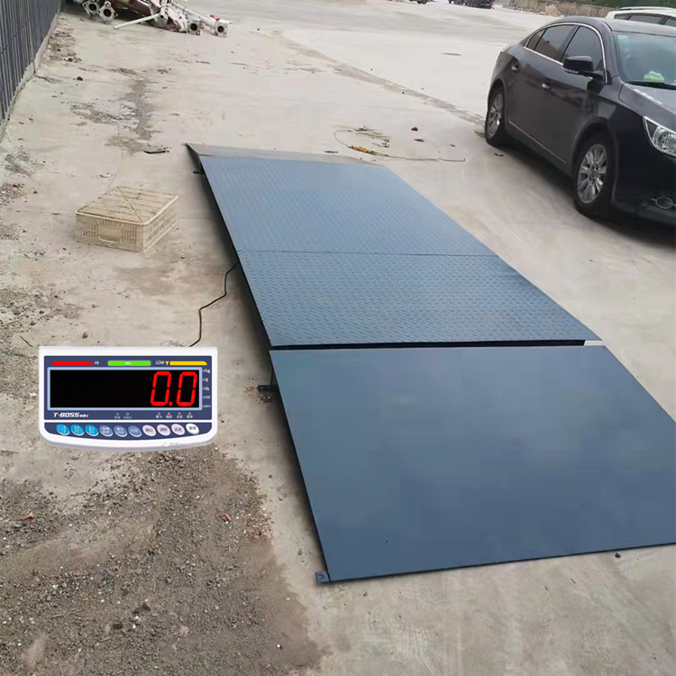 Q235碳钢电子地磅双斜坡3000KG平台秤5T带引坡电子磅秤