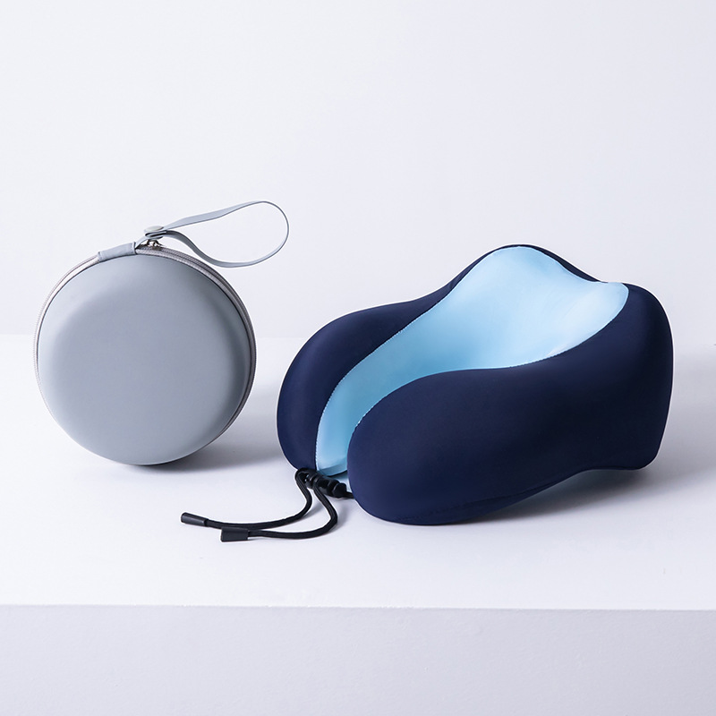 Memory Foam U-shaped Travel Pillow Neck Support For Sleeping_voghion.com