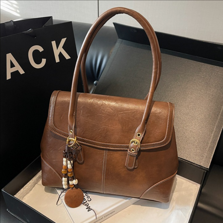 Mochila de lujo ligera de alto nivel para trabajar, maletín debajo de la axila, 2025 nuevo bolso de moda universal para mujeres