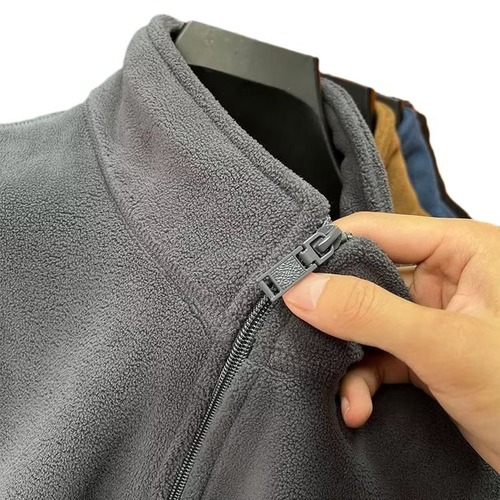 Men's Fleece Vest, Casual Men's Back Vest, Kanjian Style, Spring and Autumn Fleece Warm Jacket, Japanese Style