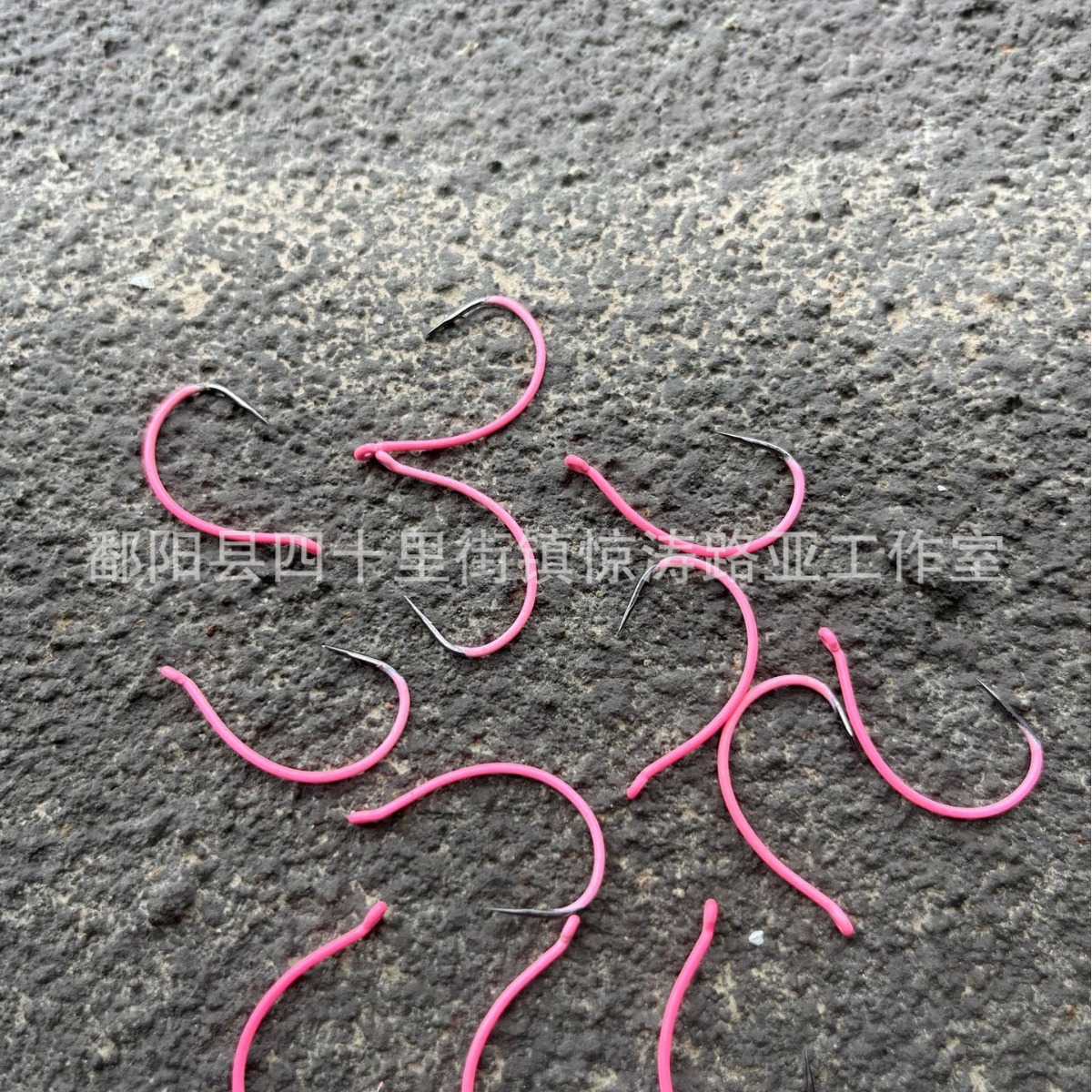 BKK8003 luminous red big yellow croaker special hook thin strip big hook door offshore fish hook boat fishing hook