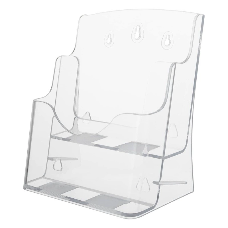 Прозрачная стойка для данных формата А4 настольная стойка для хранения газет и журналов стеллаж для хранения фотоальбомов Настенная многослойная коробка для хранения данных формата А5 стеллаж для выставки товаров