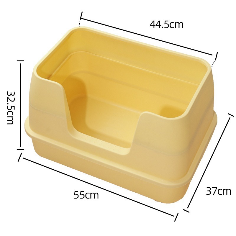 プラスチック猫トイレ特大抗持ち出し猫トイレ半密閉折りたたみ式取り外し可能な猫トイレメーカー卸売|undefined