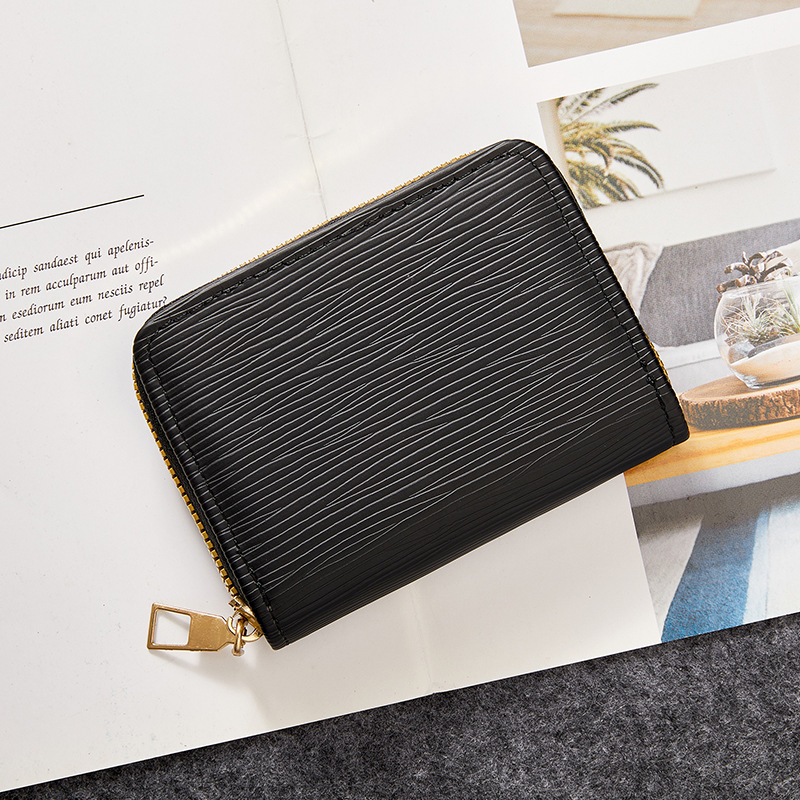 Ins Yangqi nueva cartera tarjeta de gato bolsa en una niña regalo lindo cartón de dibujos animados anti-damagnetismo bolsa de cambio