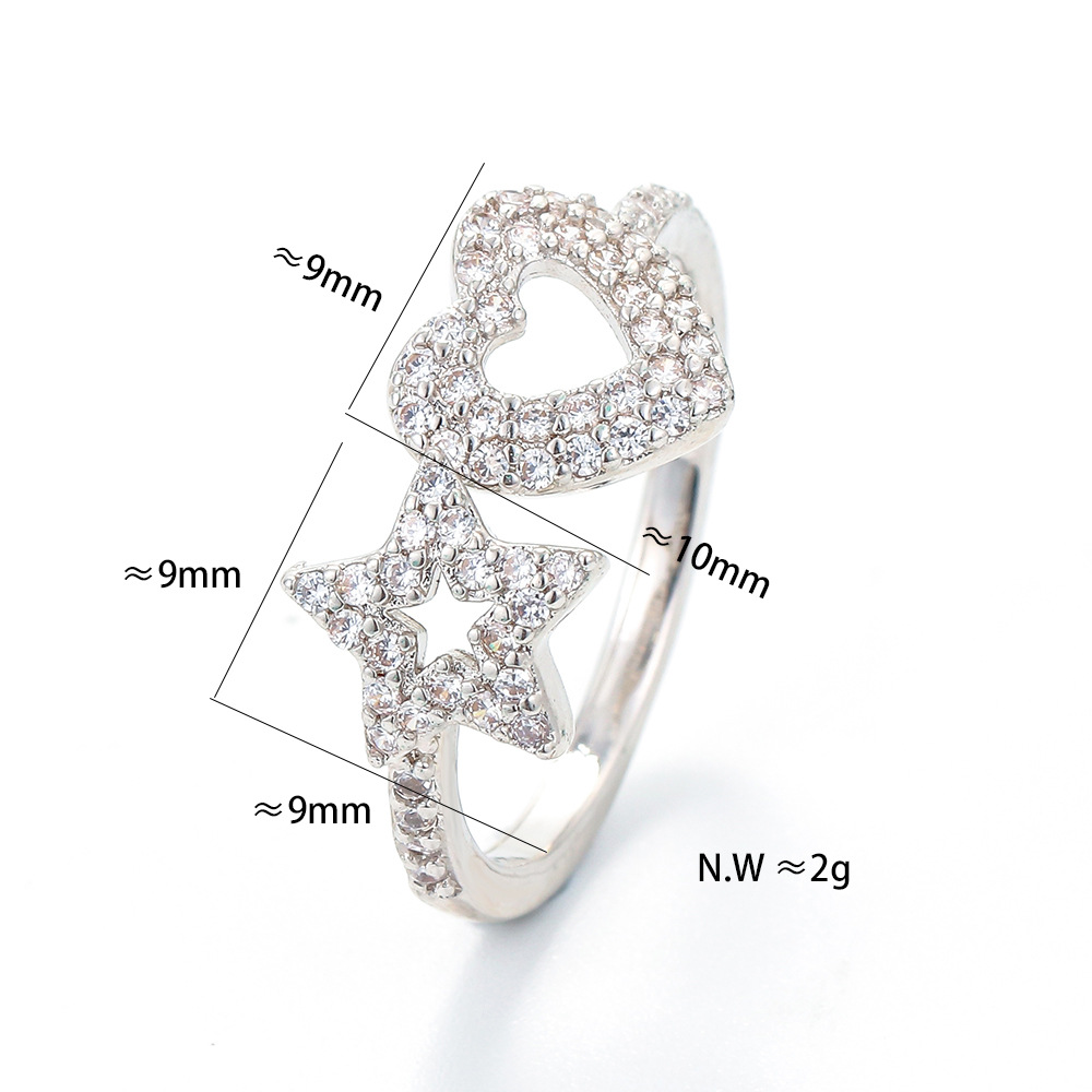 Plating Design Fashion Style Copper Plating Geometric Zircon