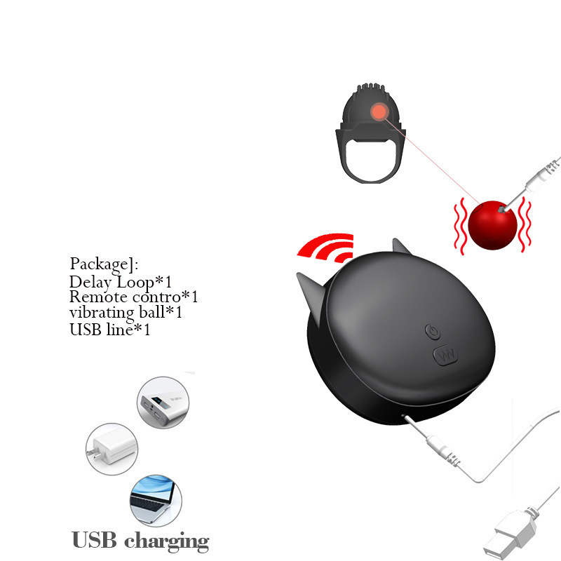 Magic Ring Wireless Remote Control Vibrating Ring, Silicone Couples Wearable, Variable Frequency Stimulation — detail image 3