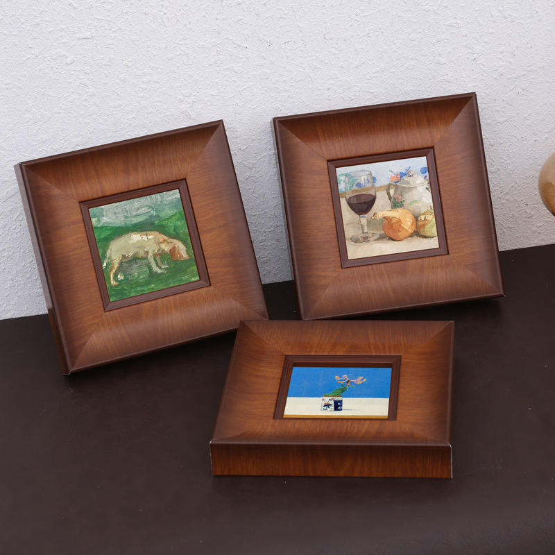 Vintage-Style Picture Frames, Wall-Mounted Puzzle Frames, Oil Painting Decorative Frames, Photo Wall Mounting Frames, Available in Various Sizes