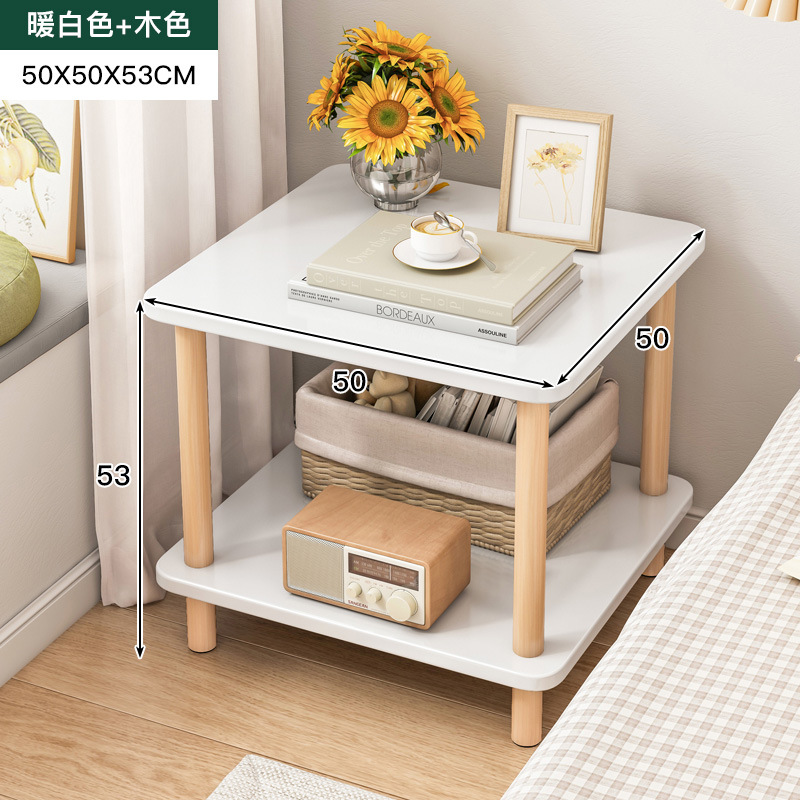 【사각형☆더블 레이어] 50*50*53cm 따뜻한 흰색