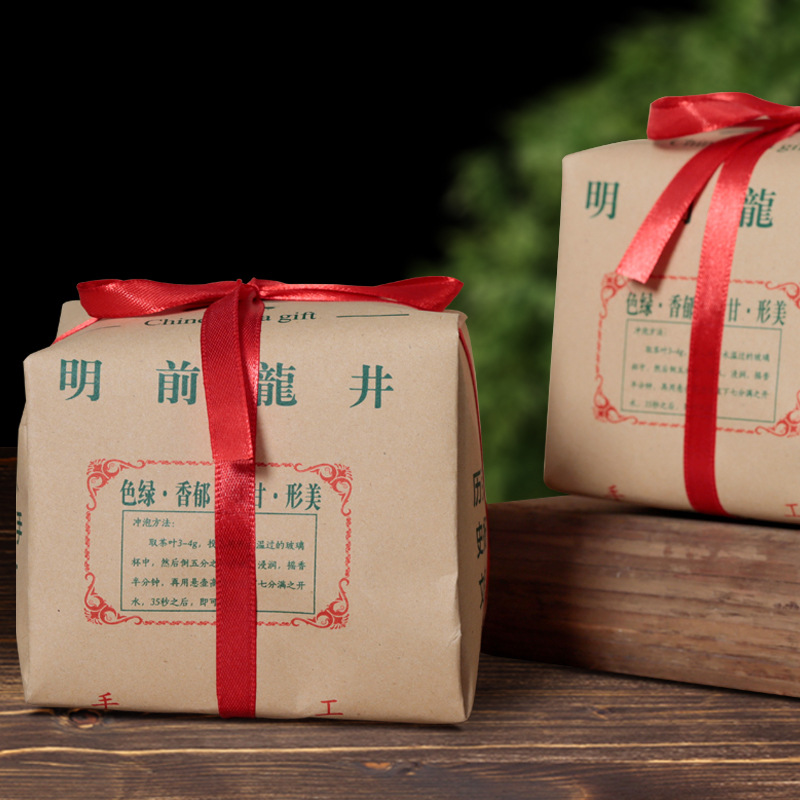 精品明前龍斤綠茶批發大分量紙包龍井茶2024春茶綠茶散茶批發代發