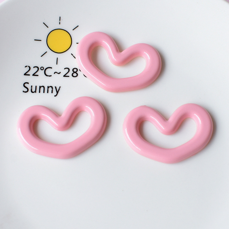 甘い透かし彫りの愛のアクセサリの携帯電話のケースの髪飾りの穴の靴のdiyの材料の卸売りのpj1098|undefined