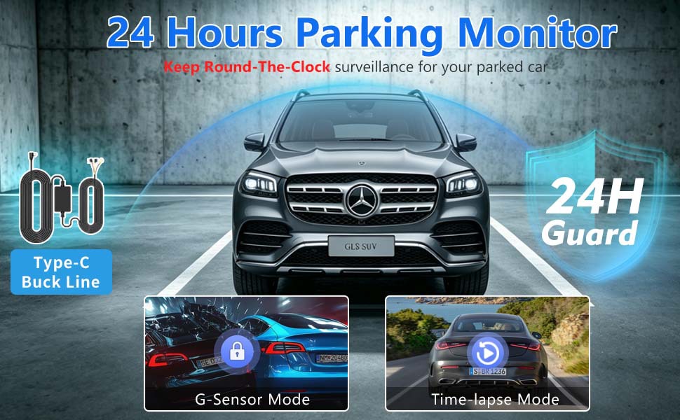 12inch In-car smart screen, wireless CarPlay&CarLife, 4K dashcam, car navigation system