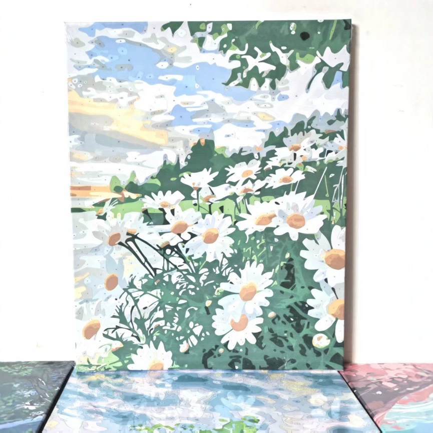 Детские DIY раскраски, ручная роспись маслом, цифровая масляная живопись, стикеры с алмазной вышивкой оптом и в розницу