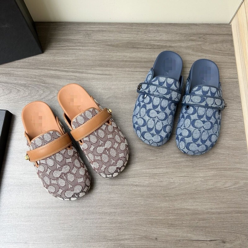 Baotou Half Slippers for Women's Outer Wear 2025 Autumn and Summer New Style Lazy Muller Flats Shoes Half Slippers Two Wear Baotou Half Slippers for Women's Outer Wear 2025 Autumn and Summer New Style Lazy Muller Flats Shoes Half Slippers Two Wear
