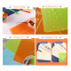 Student supplies A4 writing pad spot transparent examination pad PP plastic calligraphy drawing table pad wholesale
