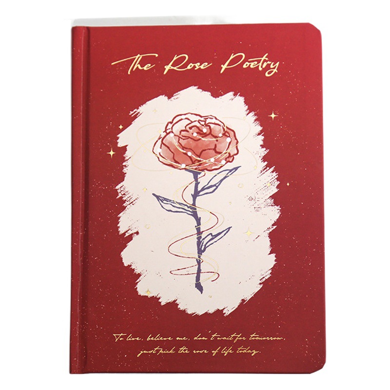 Mr. Paper Tapa dura Rosa épica serie ins pintado a mano Rosa ilustración mano libro diario notas